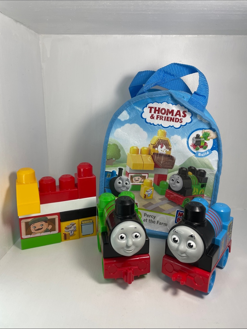 Thomas & Friends Mega Bloks Percy at the Farm & Thomas